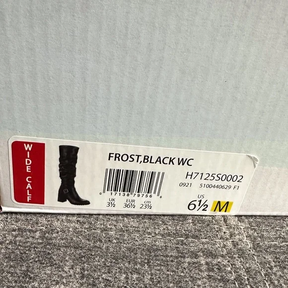 NWT Soul Naturalizer Black Buckle Knee High Leather Boots - Picture 4 of 6